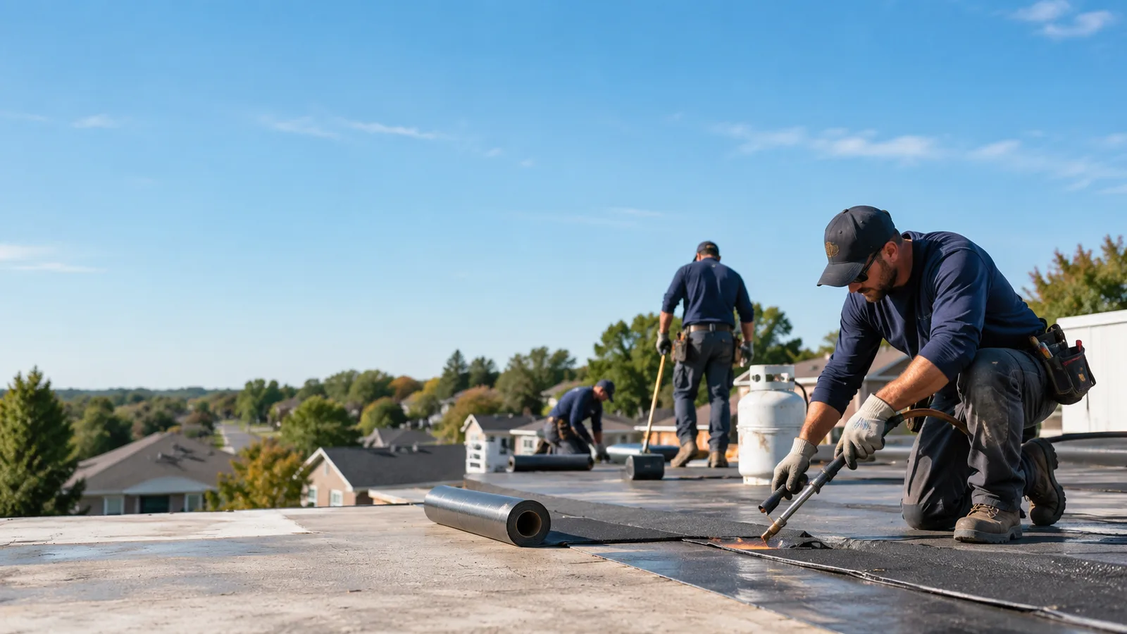 Flat Roof Leak Repair providers in Bison, KS